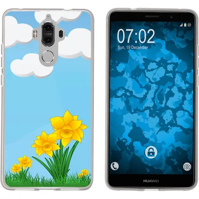Produktbild von PhoneNatic Case kompatibel mit Huawei Mate 9 Silikon-Hülle Ostern M4