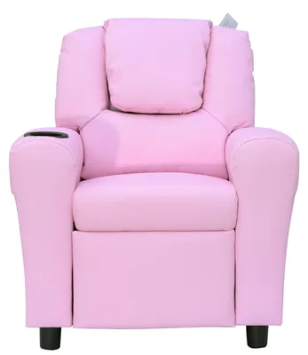 Produktbild von HOMCOM Kindersessel Minisessel Kindersofa für 3-6 Jahre Liegefunktion Rosa