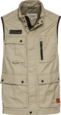 Produktbild von Camel Menswear Herren Outdoor Weste mit Stehkragen