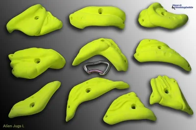 Produktbild von Move-it-Climbingholds - Alien Jugs L (Klettergriffe-Set),rot