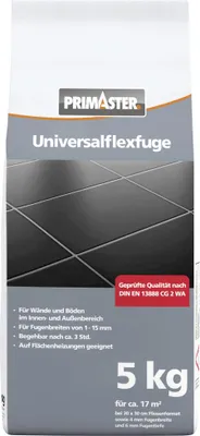 Produktbild von Primaster Universalflexfuge 1 - 15 mm manhattan 5 kg