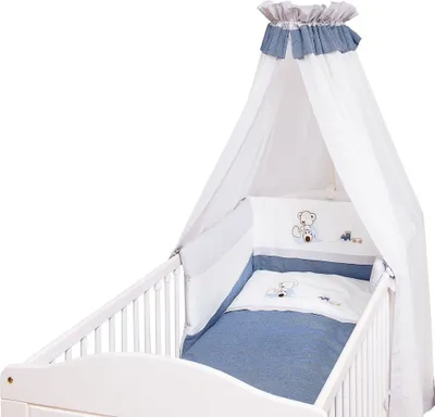 Produktbild von Be Be's Collection 207-40 Bett Set- 3tlg. Oscar blau