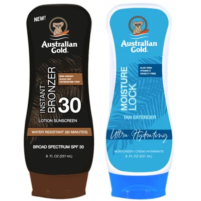 Produktbild von Australian Gold Balm mit Bronzer LSF 30 + Feuchtigkeitssperre, 237 ml
