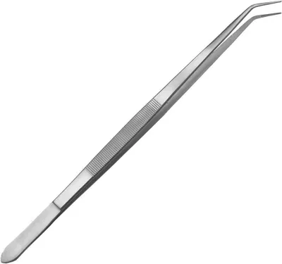 Immagine prodotto di Pinzetta da cucina punta fine e curva lunga 30 cm Pinzetta da cucina
