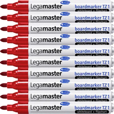 Immagine prodotto di Legamaster 7-110002 Boardmarker TZ1 rot, 10 St.