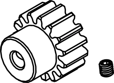 Produktbild von Amewi Motorritzel 18 Zähne Modul 0,8
