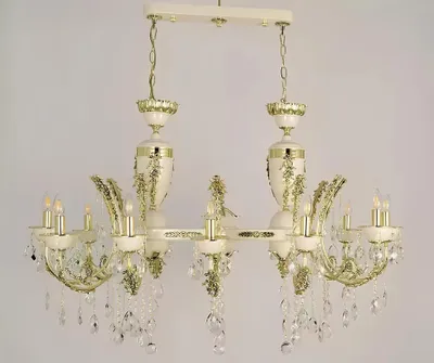 Zdjęcie produktu dla Lampa sufitowa żyrandol żyrandol lampa sufitowa żyrandol beżowy kryształ