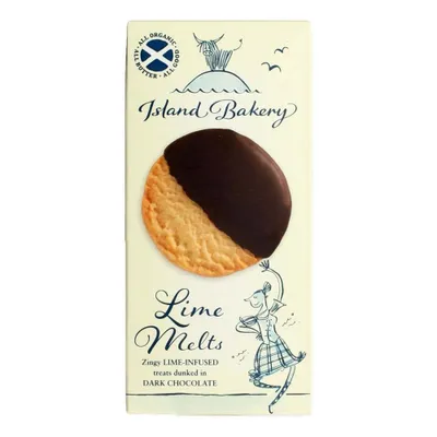 Produktbild von Lime Melts - Limonenkekse mit dunklem Schokoladenüberzug 133g