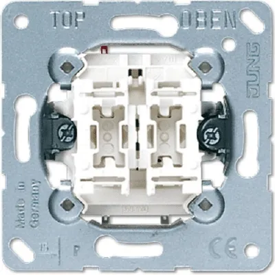 Immagine prodotto di Interruttore a bilanciere serie Jung (2 bilancieri) 250V, 10A