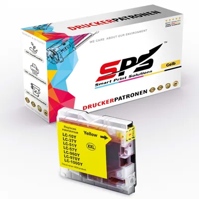 Produktbild von LC-970Y Tintenpatrone Kompatibel für Brother MFC-260 C | 1x Gelb