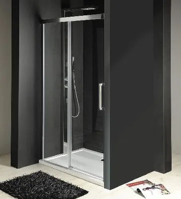 Immagine prodotto di Gelco Fondura - Porta doccia 1100 mm, vetro trasparente/cromo GF5011