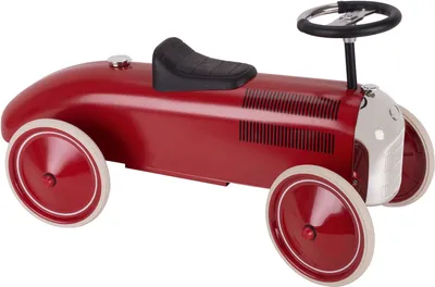 Produktbild von Goki Rutscherfahrzeug - rot Kinderfahrzeug mit Gummireifen