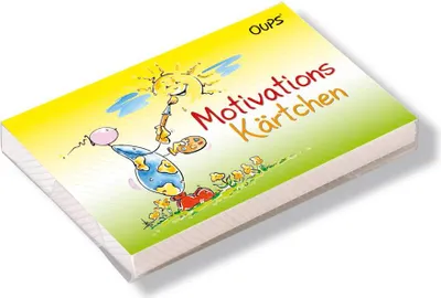 Produktbild von Oups Kärtchenbox - Motivationskärtchen