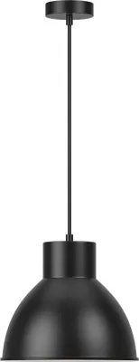 Produktbild von Braytron Pendelleuchte Hängelampe E27 Fassung, Modernes Design, Schwarz rund für Wohnräume