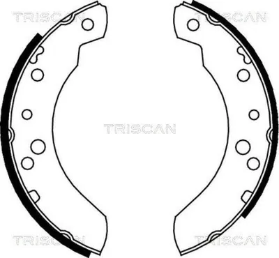 Produktbild von TRISCAN Bremsbackensatz Hinten 8100 16440