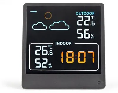 Produktbild von Schwarze wetterstation Livoo SL262