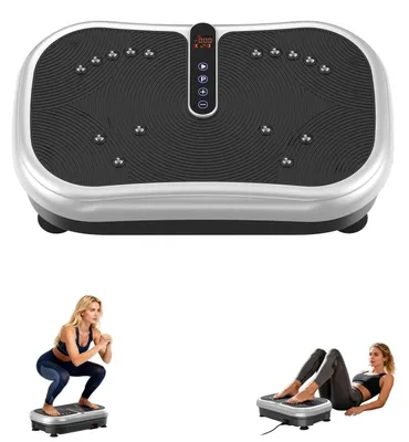 Zdjęcie produktu dla Płyta wibracyjna do ćwiczeń - Wibroplatforma - 200 W - 120 poziomów - 120 kg - Pilot