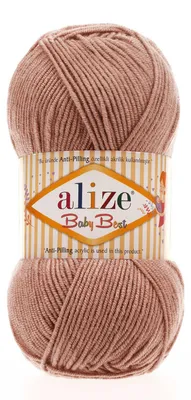100g Strickgarn ALIZE Baby Best 354 rose Babywolle