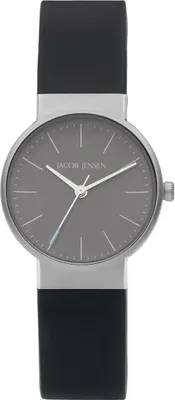 Produktbild von Jacob Jensen Timeless Nordic 192 Damenuhr Titan 29 mm grau