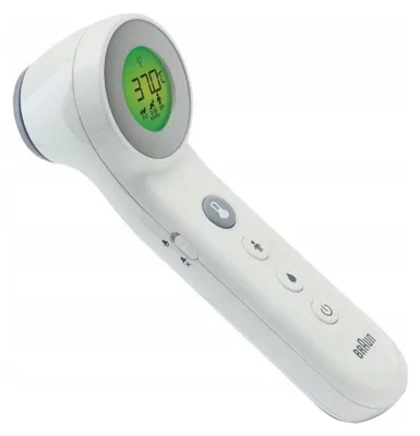 Immagine prodotto di Braun BNT400 Digitales Fieberthermometer Fernwarnehmung Weiß Stirn (BNT400)