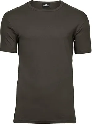 Produktbild von Tee Jays 520 | Mens Interlock Bodyfit T-Shirt - Farbe: Dark Olive - Größe: L