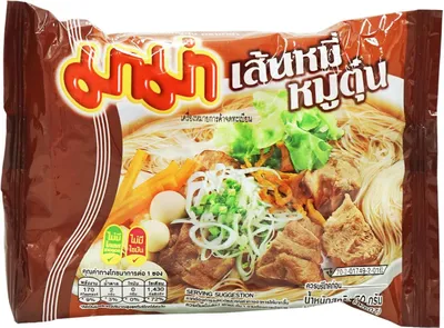 Produktbild von Mama Reisnudelsuppe mit Schwein Geschmack 50g