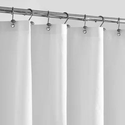 Produktbild von Famanu Duschvorhang Extra lang 182x213 cm - Wasserabweisend, leicht, mit Magneten