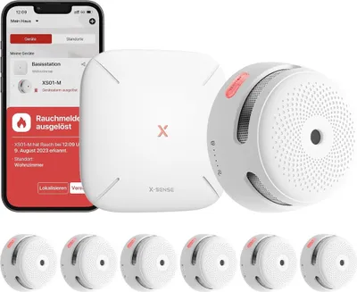 Smartwares Base di montaggio magnetica universale - Per rilevatori di fumo - Diametro: 5,5 cm - Facile installazione - FOT-14001