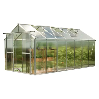 Produktbild von GFP Gewächshaus SAPHIR 7 aus Alu 259x449 cm ca. 8 mm Doppelstegplatten formstabil & witterungsbeständig