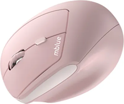 Produktbild von M206pro Kabellose vertikale Maeuse, kleine, leise, ergonomische Maeuse mit USB-Empfaenger, 4000 DPI, 5 einstellbare Stufen fuer Desktop-Computer/Laptop/Tablets