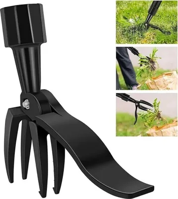 Produktbild von Unkrautfresser, Vertikaler Unkrautstecher ohne Stiel, griffloser Unkrautjäter für  Garten & Terrasse