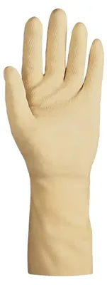 Obrázok produktu pre Pracovné rukavice Sir Safety Contact z prírodného latexu, vhodné pre styk s potravinami, 12 párov, veľkosť M, ŽLTÉ