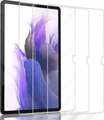 Produktbild von 3-Pack Samsung Tab S7 FE Displayschutzfolie – gehärtetes Glas 9H – Sup Qualität 3D