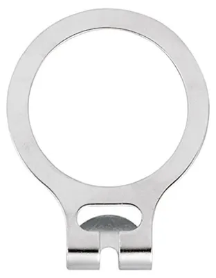 Antidiefstalringe für Hänger, Metall, Silber, 4,8 cm, 50 Stück
