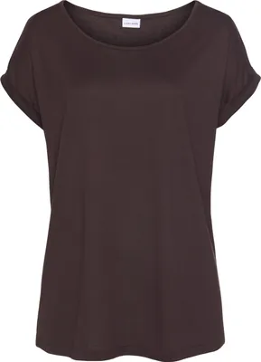 Produktbild von LASCANA Kurzarmshirt aubergine/burgunder Größe 32/34