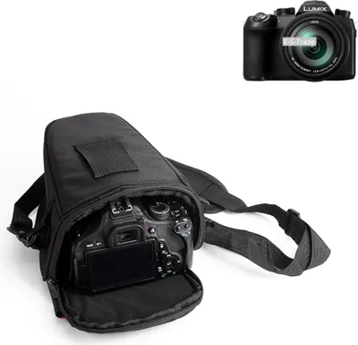 Produktbild von K-S-Trade Kameratasche Fototasche Schultertasche Umhängetasche kompatibel mit Panasonic Lumix DC-FZ1000 II Colt  für Systemkameras Schutzhülle bag