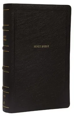 Produktbild von Nkjv, Reference Bible, Personal Size Large Print, Leathersoft, Black, Red Letter Edition, Comfort Print
