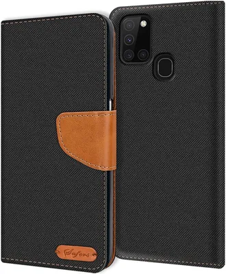Zdjęcie produktu dla Pokrowiec na telefon komórkowy Samsung Galaxy A21s Etui Wallet Flip Etui ochronne Pokrowiec materiałowy
