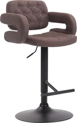 Produktbild von Barhocker HLO-CP15 STOFF schwarz braun