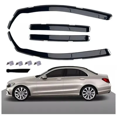 Image de Lot de 4 déflecteurs pour Mercedes Classe C W205 (2015-2020)
