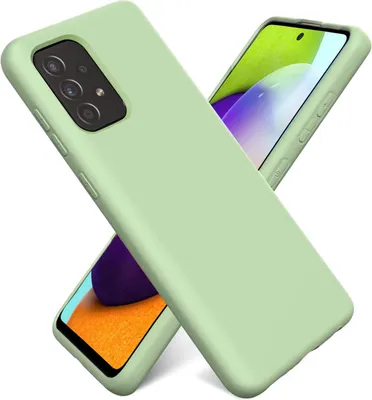 Zdjęcie produktu dla Etui ochronne na telefon komórkowy Samsung Galaxy A72 silikonowo-żelowe etui na telefon komórkowy, zielone