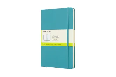 Produktbild von Moleskine Notizbuch Large/A5, Blanko, Hard Cover, Riff Blau