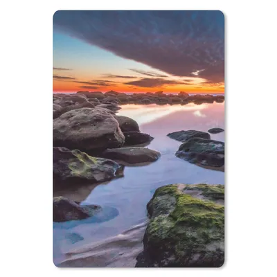 Produktbild von MuchoWow® Mauspad Mousepad Felsen - Wasser - Natur 18x27 cm - Mousepads - Maus Mat - Pad - Mausunterlage