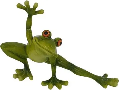 Produktbild von Dekofigur Frosch hockend 28 x 20 cm grün
