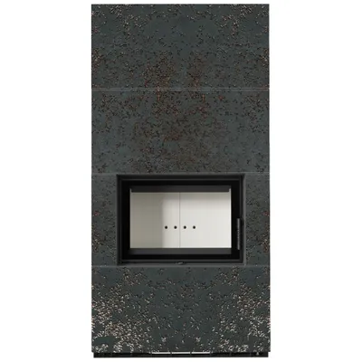 Produktbild von Kaminbausatz KRATKI FLOKI BOX 8 kW Ø 160 Quarzsinter OXIDE NERO