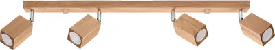 Immagine prodotto di Lampada da soffitto KEKE 4 rovere 4xGU10 10W legna 20x5x80cm Sollux Lighting