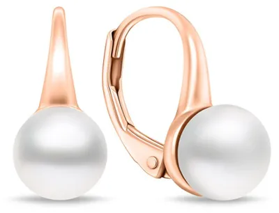 Produktbild von Ohrringe aus Bronze und Perlen