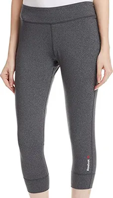 Produktbild von One Series Nylux Capri Trainingstight Damen Reebok grau XS
