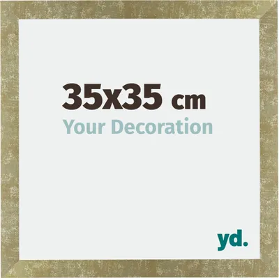 Produktbild von Bilderrahmen, 35x35 cm, Gold Antik, MDF, Mura