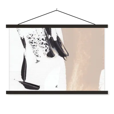 Produktbild von MuchoWow® Textilposter Farbe - Design - Abstrakt 150x100 cm mit schwarzem Rahmen - Schlafzimmer